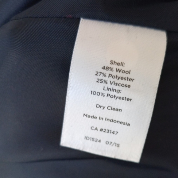 Talbots wool blend plaid blazer - Picture 6 of 6